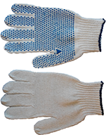 Guantes moteados (hilo)