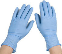 Guantes de nitrilo descartables
