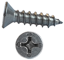Tornillo Parker cabeza fresada